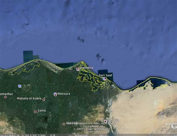 Google Earth rivela probabili tracce di impatti di meteoriti nel Mediterraneo