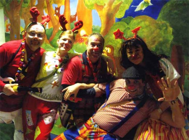 I clown veronesi di Rido Ridò di corsia, in Abruzzo