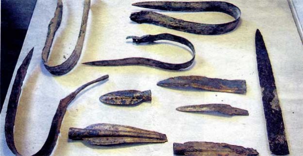 Nogara di Verona. Nel letto del fiume Tartaro i resti
delle guerre preistoriche