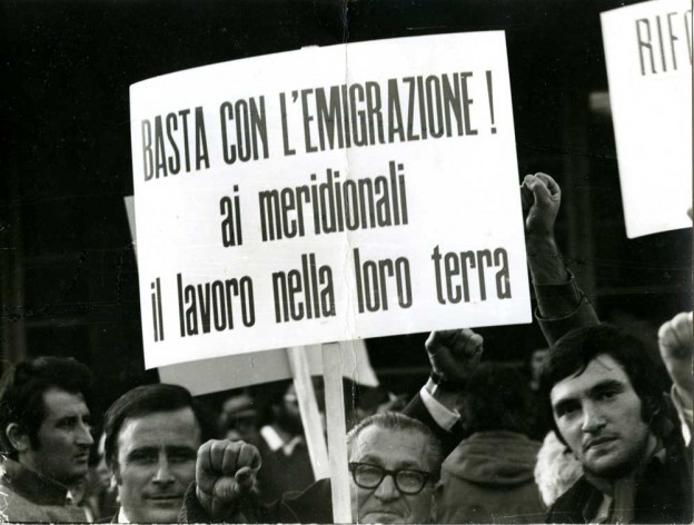 VERONA 1970 – MANIFESTAZIONE SINDACALE: BASTA CON L’IMMIGRAZIONE….