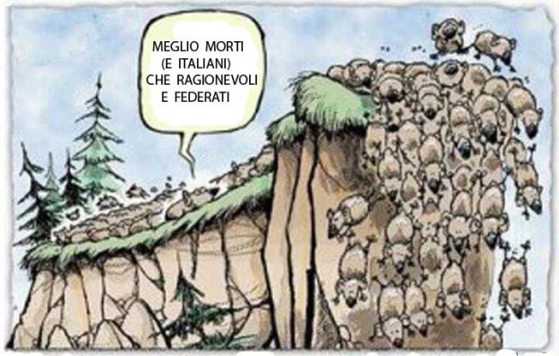 AUTONOMISTI E INDIPENDENTISTI: SEMBRANO COME I LEMMINGS SUICIDI