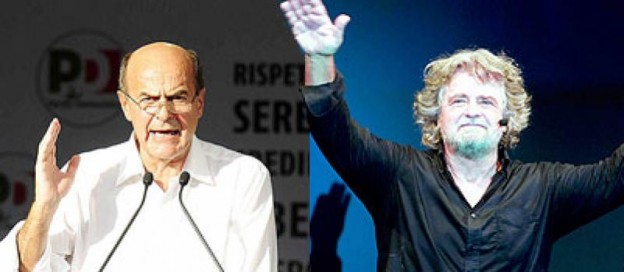 BERSANI SU GRILLO: LUNGIMIRANZA  POLITICA  E COERENZA MENTALE   DI  UN GRANDE UOMO DELLA SINISTRA  ITALIANA