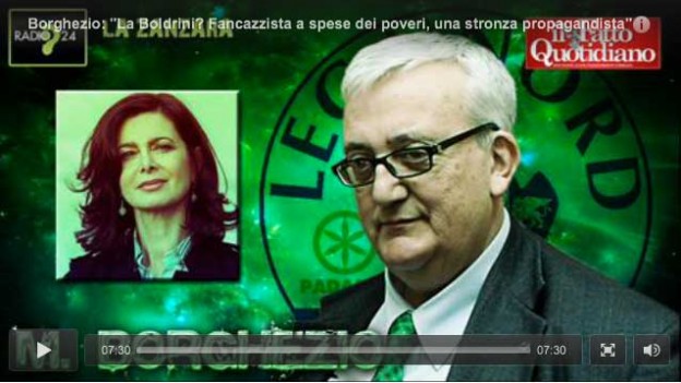 BORGHEZIO: “LA BOLDRINI? FANCAZZISTA BUONISTA A SPESE DEI POVERI”