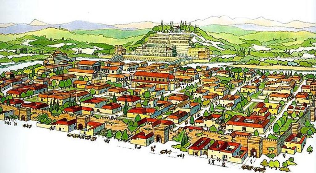 Ricostruzione di Verona romana