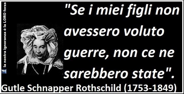 TUTTE LE GUERRE SONO GUERRE DI BANCHIERI