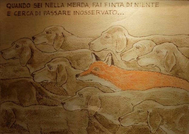 QUANDO SEI NELLA MERDA, FAI FINTA DI NIENTE E CERCA DI PASSARE INOSSERVATO…..