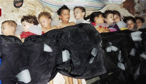 bambini morti siria