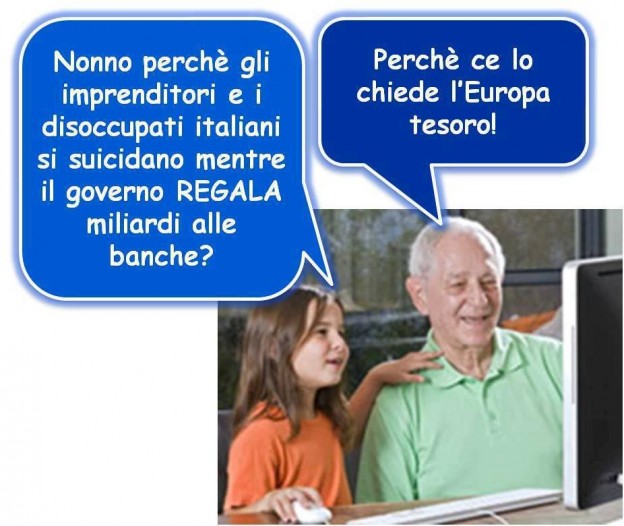 NONNO PERCHE GLI IMPRENDITORI E I DISOCCUPATI ITALIANO SI SUICIDANO…