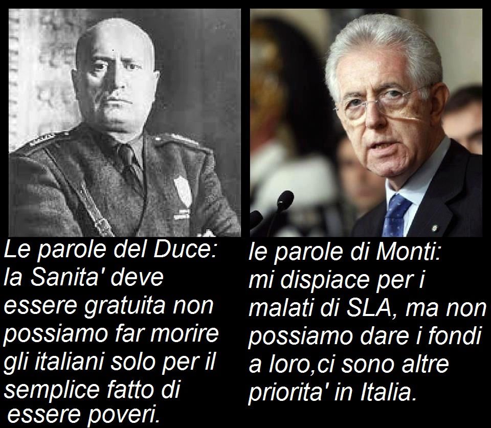 DUCE CONTRO MONTI