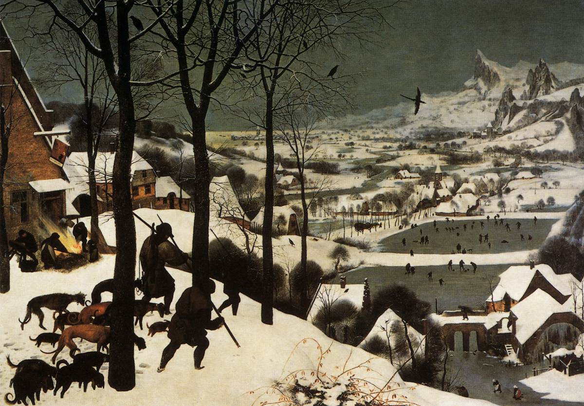 Pieter_Bruegel_tCacciatori nella neve