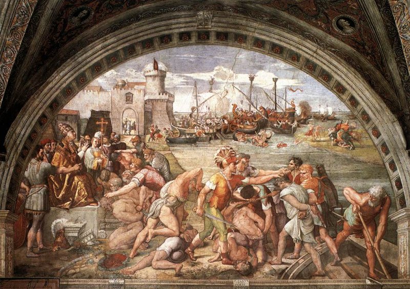Vaticano-Stanza-dellincendio-di-Borgo_La-battaglia-di-Ostia