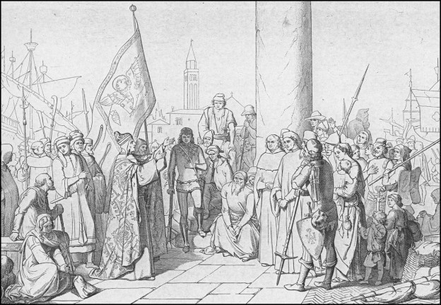 STORIA VENETA – 59: 1379 – IL DOGE CONTARINI INCORAGGIA I VENEZIANI. LA REPUBBLICA SI SALVA E CONTRATTACCA