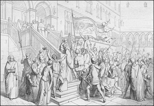 STORIA VENETA – 58: 1379 – IL PISANI LIBERATO DAL CARCERE. VOLUTO DAL POPOLO PER RESPINGERE GLI INVASORI