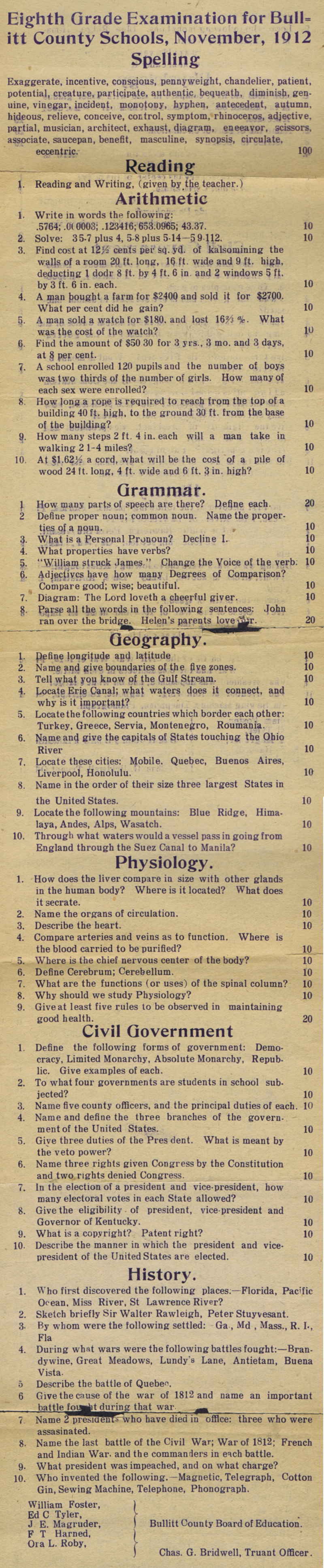 Eighth-Grade-Exam