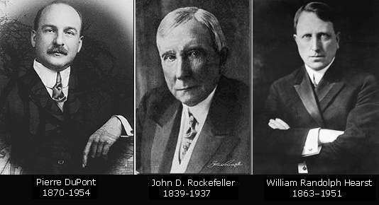 dupont rochefeller hearst