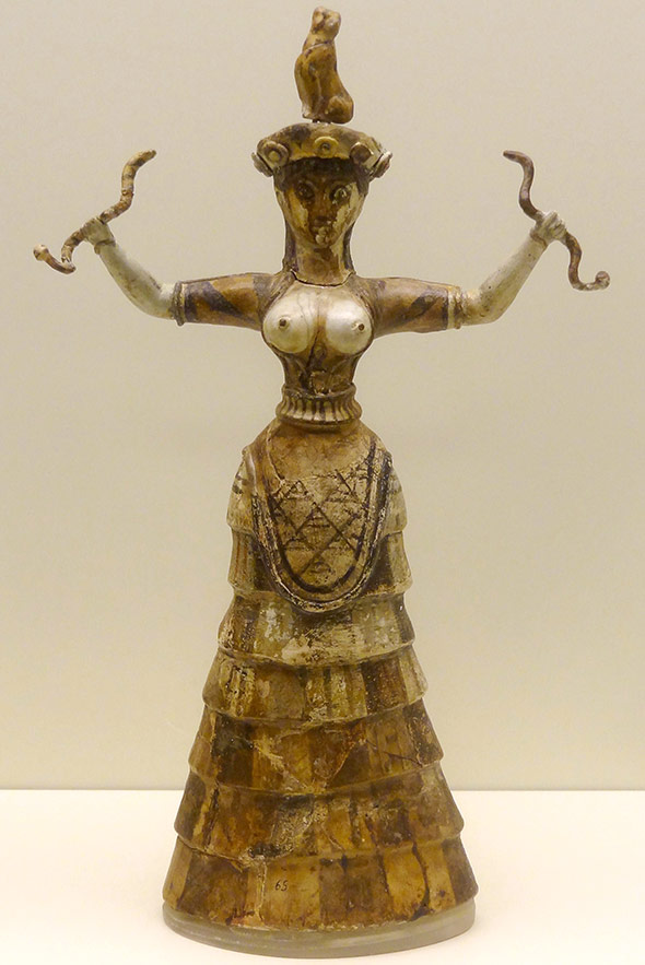 Minoan snake-goddess
