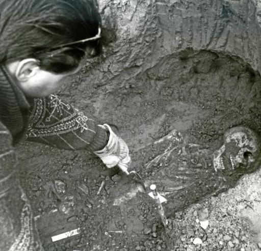 Verona: scheletri umani trovati durante gli scavi per il sottopasso di Porta Palio nel 1990