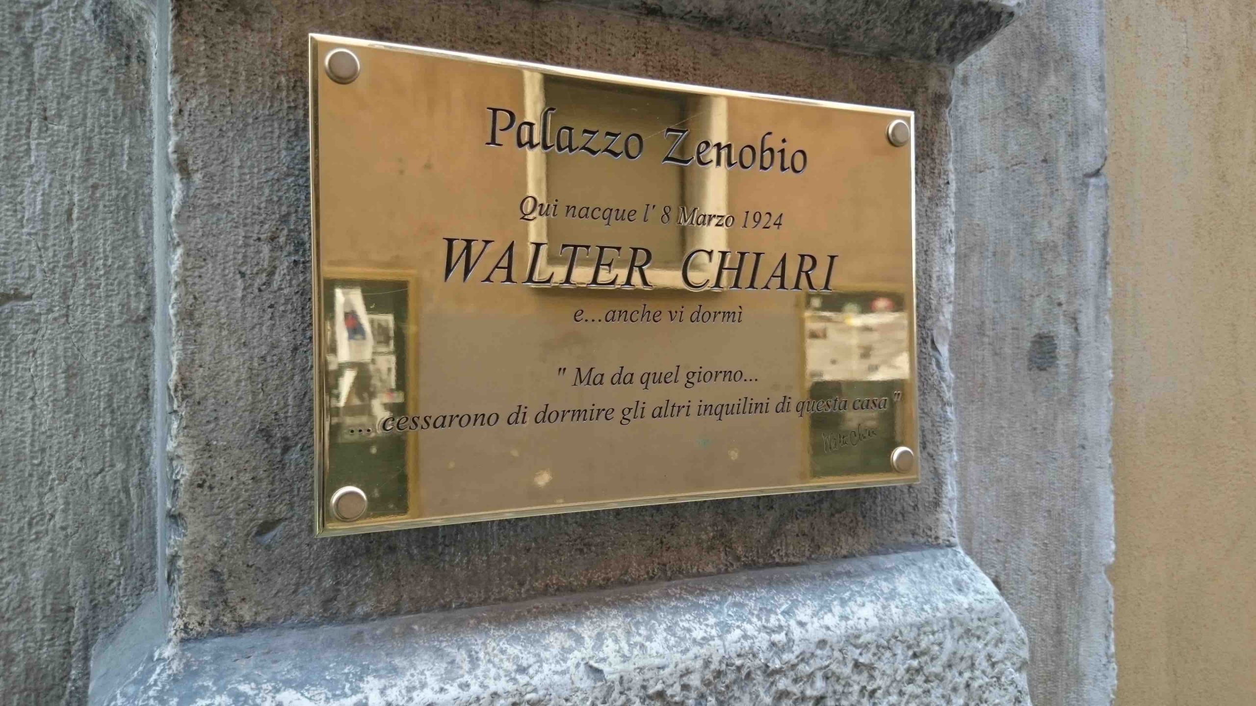 WALTER CHIARI. VERONA, PALAZZO ZENOBIO