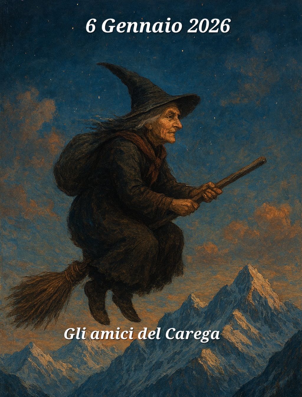 LA BEFANA NON È UNA VECCHIA CHE VOLA.